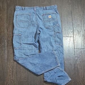 Carhartt Men's FR Relaxed Straight Force Rugged Flex Dungaree Size 38X32 104633